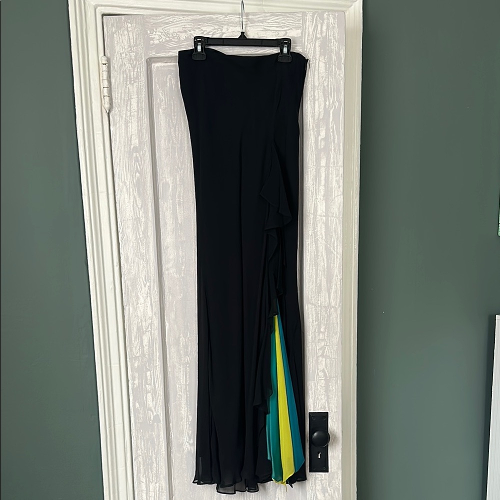 Elegant Black and Multicolor Women's Skirt